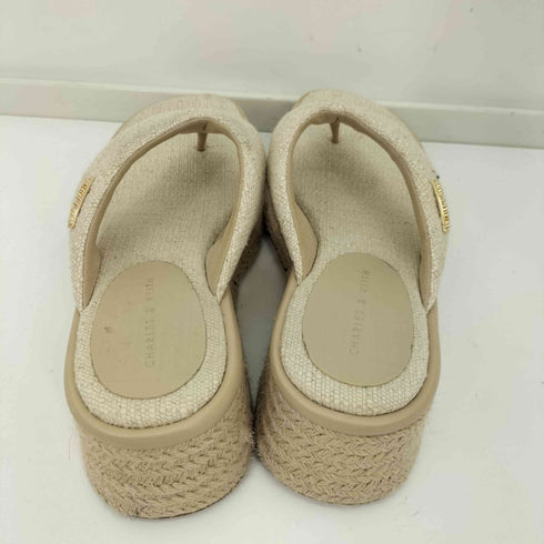 チャールズキース CHARLES & KEITH エスパドリーユ トングサンダル レディース JPN:23.5