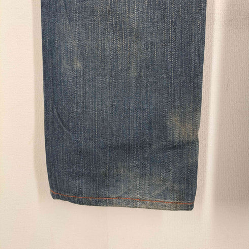 リーバイス LEVI STRAUSS&CO 00s levi`s premium 505 j30刻印 07年製 2色ステッチデニムパンツ メンズ 32 33