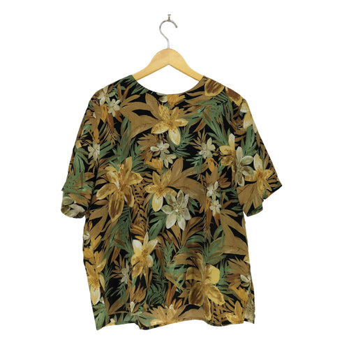 K.C.studio 花柄S/S ブラウス レディース