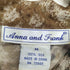 アンナアンドフランク anna and frank 総柄 シルクノーカラーL/S シャツ レディース JPN:M