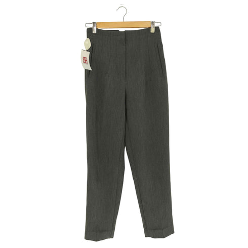 ザラ ZARA HIGH-WAIST TROUSERS ハイウエストスラックス レディース S