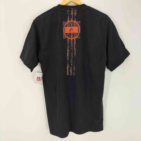 アディダス adidas 90S-00S 万国旗タグ グラフィックプリント クルーネックTシャツ メンズ JPN:M