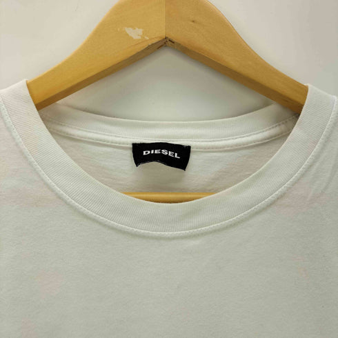 ディーゼル DIESEL ロゴプリントクルーネックTシャツ メンズ