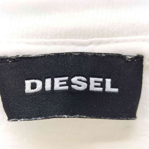 ディーゼル DIESEL ロゴプリントクルーネックTシャツ メンズ