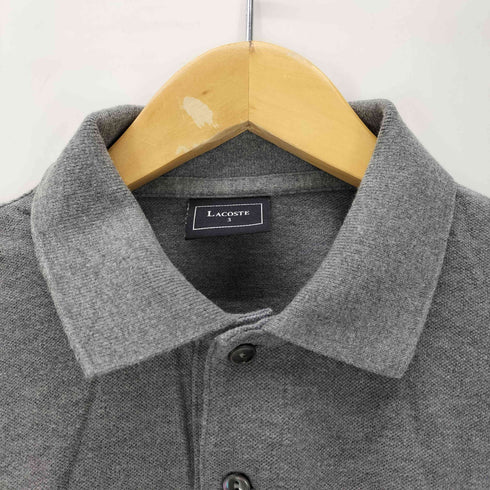 ラコステ LACOSTE 銀ワニ ポロシャツ メンズ