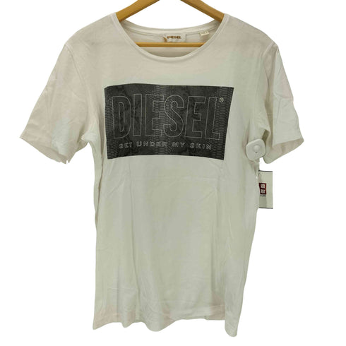 ディーゼル DIESEL ロゴプリントクルーネックTシャツ メンズ JPN:M