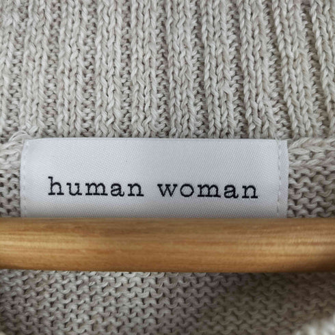 ヒューマンウーマン HUMAN WOMAN メランジギマニット レディース JPN:M