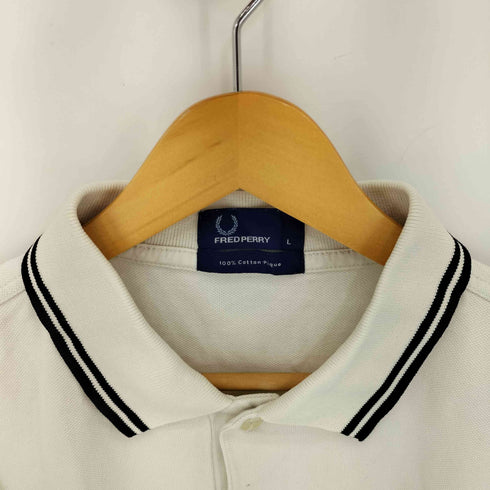 フレッドペリー FRED PERRY 月桂樹刺繍ロゴ 鹿の子ポロシャツ S/S メンズ JPN:L