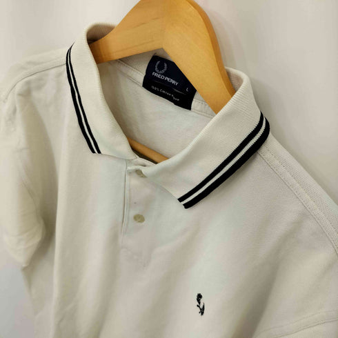 フレッドペリー FRED PERRY 月桂樹刺繍ロゴ 鹿の子ポロシャツ S/S メンズ JPN:L