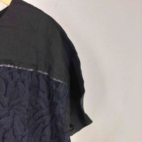 パドカレ pas de calais レース切替ブラウス レディース 36