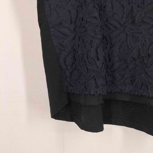 パドカレ pas de calais レース切替ブラウス レディース 36