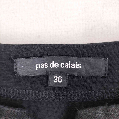 パドカレ pas de calais レース切替ブラウス レディース 36