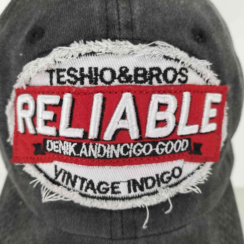 RELIABLE フロント刺繍 6パネルキャップ フェード メンズ
