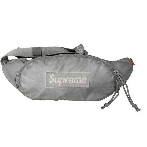 シュプリーム Supreme 22AW Small Waist Bag Silver ボックスロゴ スモールウエストバッグ CORDURA メンズ