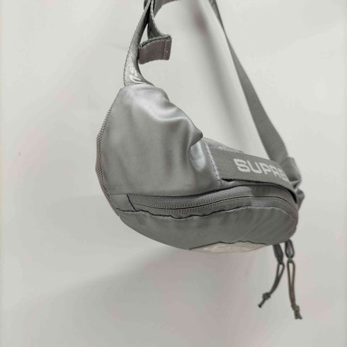 シュプリーム Supreme 22AW Small Waist Bag Silver ボックスロゴ スモールウエストバッグ CORDURA メンズ
