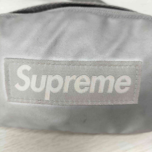 シュプリーム Supreme 22AW Small Waist Bag Silver ボックスロゴ スモールウエストバッグ CORDURA メンズ