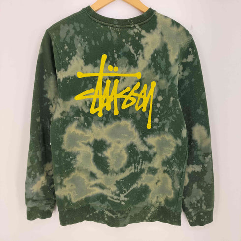 ステューシー Stussy タイダイ染め 両面ストックロゴプリント クルーネックスウェット メンズ JPN:S