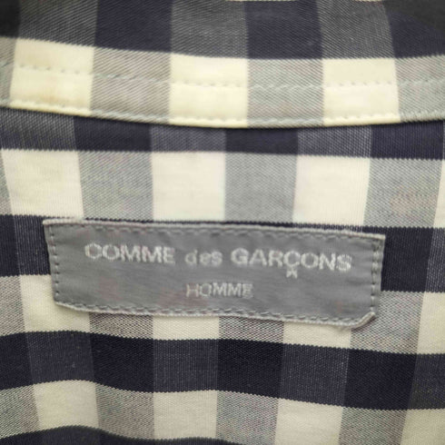 コムデギャルソンオム COMME des GARCONS HOMME 田中オム 銀タグ ドッキングギンガムチェックシャツ メンズ