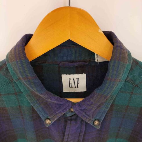 ギャップ Gap 00S OLD GAP ブラックウォッチチェックシャツ メンズ import:L