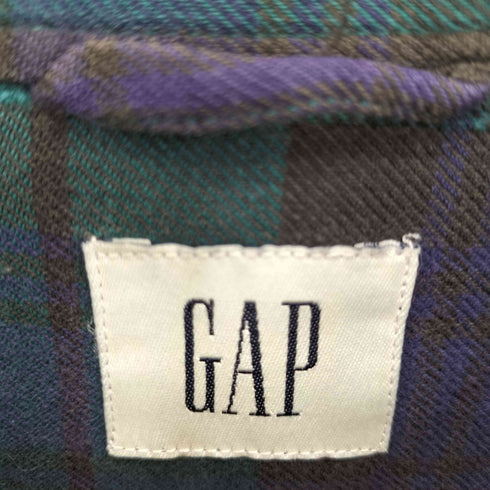 ギャップ Gap 00S OLD GAP ブラックウォッチチェックシャツ メンズ import:L