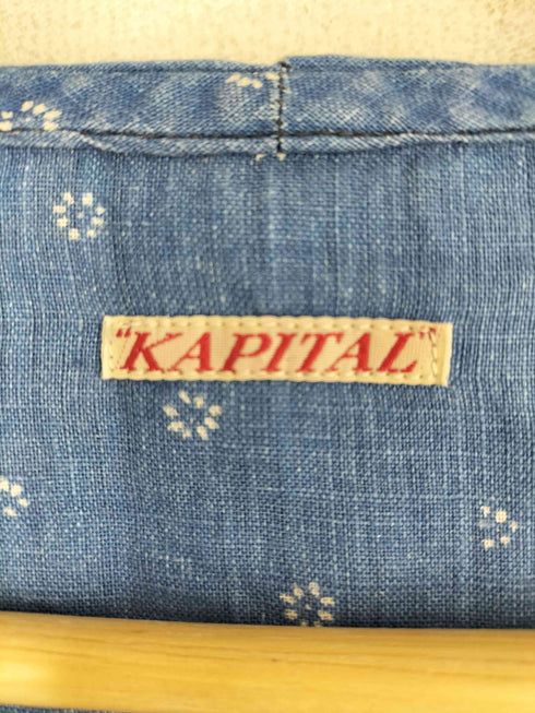 キャピタル KAPITAL 花柄 リネンフリルブラウス レディース JPN:1