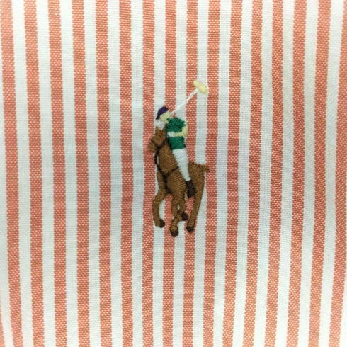 ポロバイラルフローレン Polo by RALPH LAUREN L/S CLLLASIC FIT ポニー刺繍ストライプBDシャツ メンズ 15 1/2