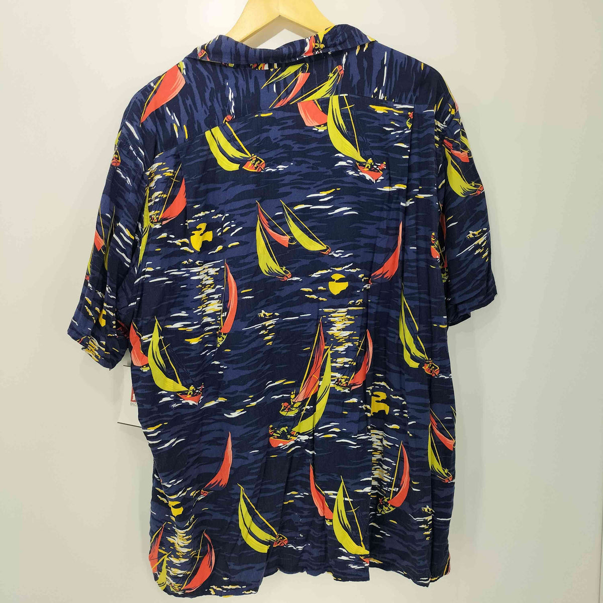 ポロラルフローレン POLO RALPH LAUREN 90s 総柄 ヨット アロハシャツ 
