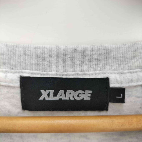 エクストララージ XLARGE 12SS ロゴワッペン バックプリント L/S クルーネックTシャツ メンズ import:L