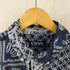 チャップス CHAPS 藍染 バンダナ柄 S/S BDシャツ メンズ import:M