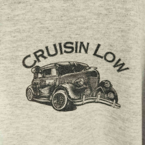オニータ ONEITA POWER PRO シングルステッチ CRUSING LOW 両面プリント クルーネックTシャツ メンズ import:XL