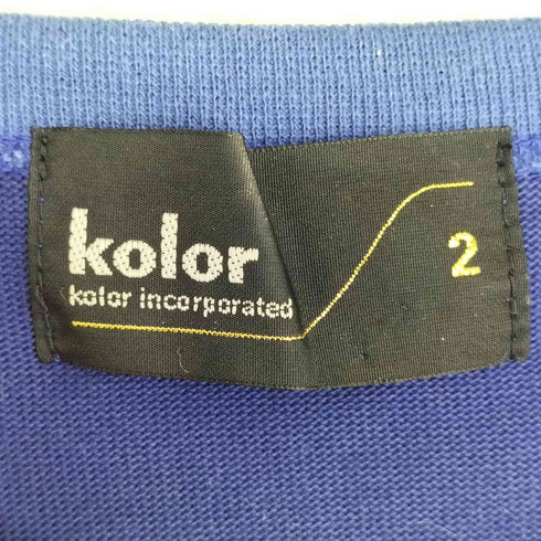 カラー kolor 21AW クリアコットン天竺Tシャツ メンズ JPN:2