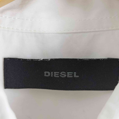 ディーゼル DIESEL 転写プリント パンクデザイン 比翼シャツ Y2K レディース import:XS