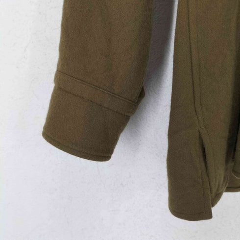 オーラリー AURALEE 19AW SUPER SOFT WOOL FLANNEL ZIP SHIRTS メンズ JPN:3