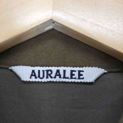 オーラリー AURALEE 19AW SUPER SOFT WOOL FLANNEL ZIP SHIRTS メンズ JPN:3