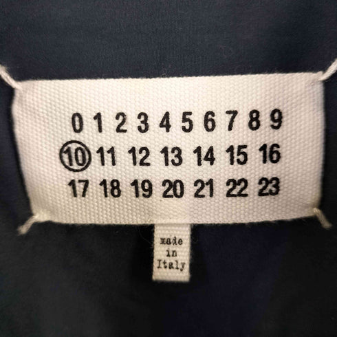 メゾンマルジェラ Maison Margiela 10 Navy Heavy Poplin Short Sleeve Shirt メンズ JPN:1