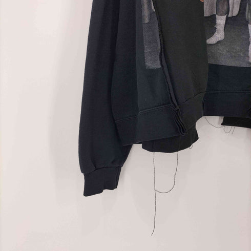 ディスカバード DISCOVERED WIDE COLLEGE SWEAT USED REMAKE ITEM ドッキングスウェット メンズ FREE
