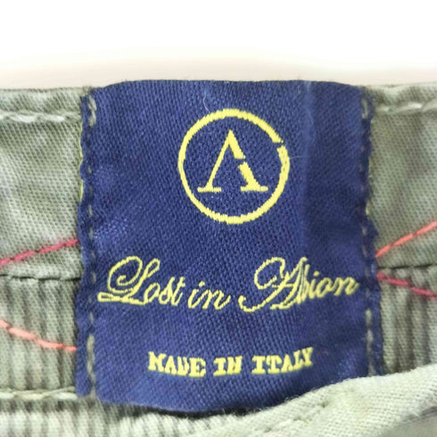 ロストインアルビオン LOST IN ALBION イタリア製 刺繍 カーゴショーツ メンズ EUR:50