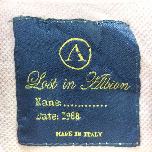 ロストインアルビオン LOST IN ALBION イタリア製 ペイズリー柄ポロシャツ メンズ import:L