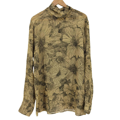 ドリスヴァンノッテン DRIES VAN NOTEN フラワープリント タートルネックトップス メンズ JPN:48