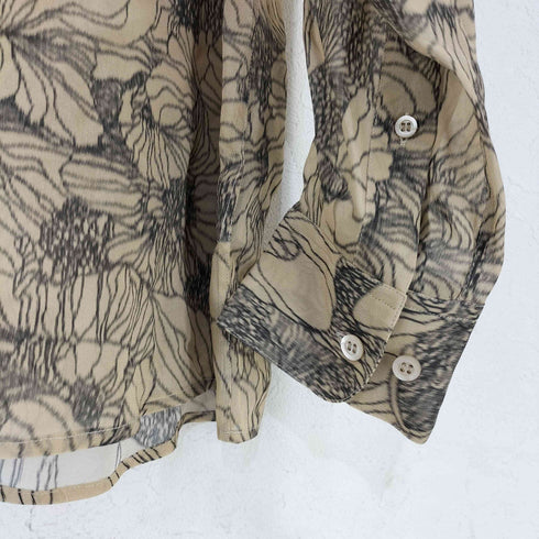 ドリスヴァンノッテン DRIES VAN NOTEN フラワープリント タートルネックトップス メンズ JPN:48