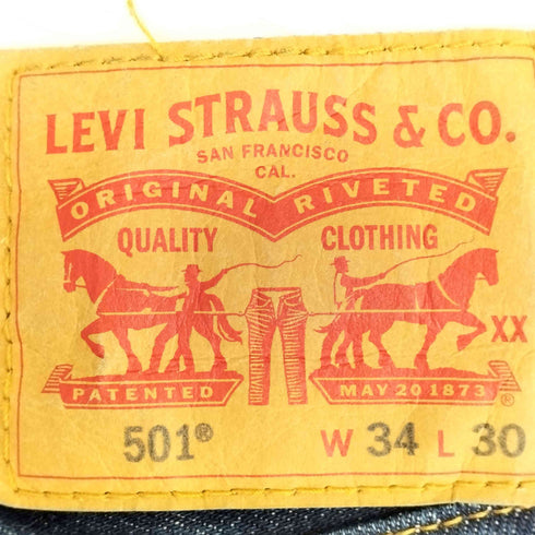 リーバイス Levis ボタン裏4985 501 ボタンフライデニムパンツ メンズ W34/L30