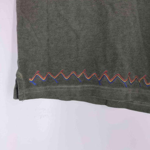 ロストインアルビオン LOST IN ALBION イタリア製 刺繍デザインポロシャツ メンズ import:M