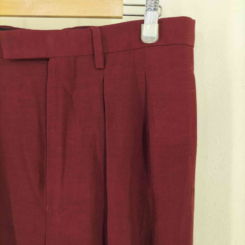 ドリスヴァンノッテン DRIES VAN NOTEN レーヨンリネン ワイド2タックスラックス メンズ JPN:46