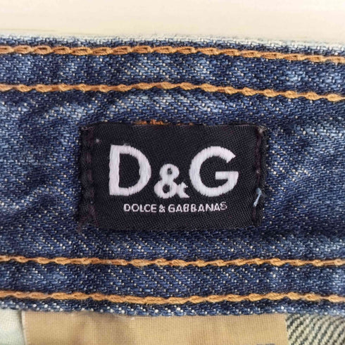 ディーアンドジードルチェアンドガッバーナ D&G DOLCE&GABBANA POWER 汚し加工 スリムデニム メンズ 29