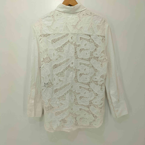 ザラ ZARA レース切替 ロングスリーブシャツ レディース JPN:XS