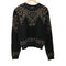 ザラ ZARA ラメ ジャカードニット レディース import:M