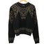 ザラ ZARA ラメ ジャカードニット レディース import:M