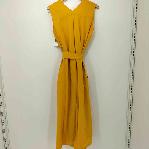 アダムエロペ Adam et Rope 2018SS ノースリーブ Vネック シャツワンピース レディース FREE