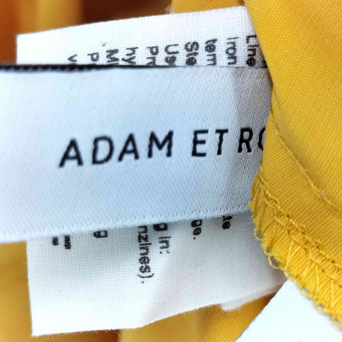 アダムエロペ Adam et Rope 2018SS ノースリーブ Vネック シャツワンピース レディース FREE