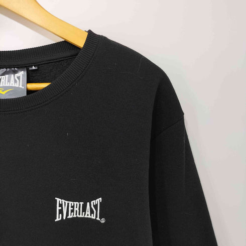 エバーラスト EVERLAST ロゴ刺繍 バックプリント クルーネックスウェット メンズ import:L